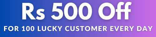 Rs 500 Off